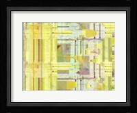Yellow Curves IV Framed Print