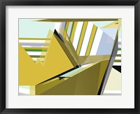 Yellow Mountains I Framed Print