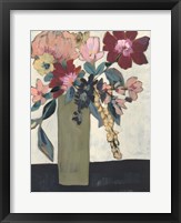 Jeweled Arrangement II Framed Print