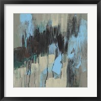 Ocean Blue Abstract I Framed Print