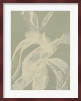 White Ribbon on Celadon I Fine Art Print