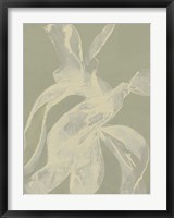 White Ribbon on Celadon I Fine Art Print