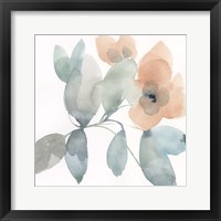 Water and Petals II Framed Print