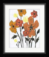 Hot Flowers II Framed Print