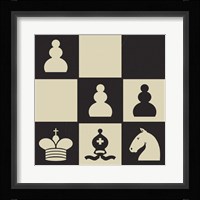 Chess Puzzle III Framed Print
