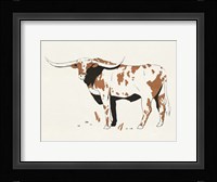 Terre Cotta Steer II Framed Print
