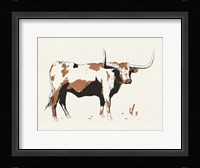 Terre Cotta Steer III Framed Print