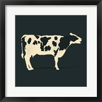 Refined Holstein I Framed Print