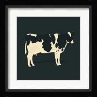 Refined Holstein II Framed Print