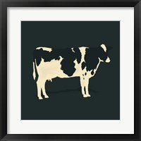 Refined Holstein II Framed Print