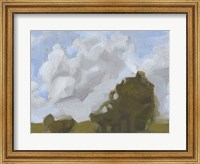 Brushy Summer Sky II Fine Art Print