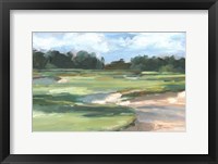 Golf Course Study II Framed Print