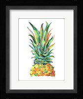 Bright Pop Pineapple I Framed Print
