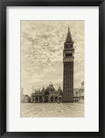 Vintage Venice III Framed Print