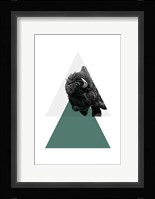 Geo Buffalo Framed Print