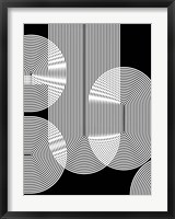 Graphic Black Shapes II Fine Art Print