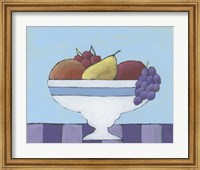 White Fruit Bowl II Fine Art Print