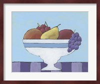 White Fruit Bowl II Fine Art Print
