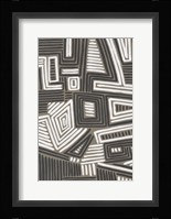 Abstract Maze II Framed Print