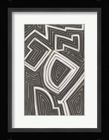 Abstract Maze III Framed Print