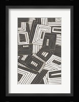 Abstract Maze IV Framed Print