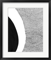 Black & White Abstract II Framed Print