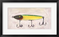 Retro Fishing Lure IV Framed Print