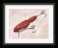 Retro Fishing Lure VI Fine Art Print