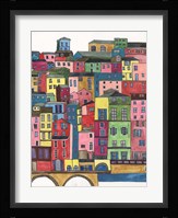 Colorful City II Framed Print