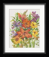 Floral Mix I Framed Print