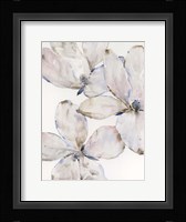 Soft Wind Flowers I Framed Print