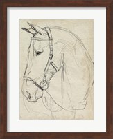 Horse in Bridle Sketch II Fine Art Print