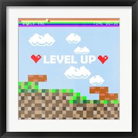 Level Up I Framed Print