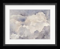 Clouds in Neutral I Framed Print