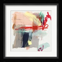 Abstract Metro Maps I Framed Print