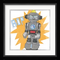Toy Tin Robots II Framed Print