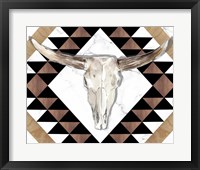 Santa Fe Skulls V Framed Print