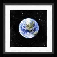 Earth From Afar I Framed Print