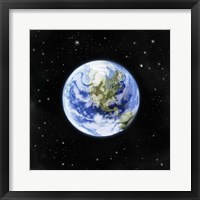 Earth From Afar I Framed Print