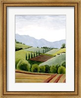 Tuscan Valley Sketch II Fine Art Print
