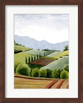 Tuscan Valley Sketch II Fine Art Print
