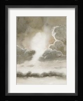 Sepia Sky I Framed Print