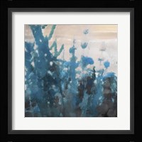 Going In Blue I Framed Print