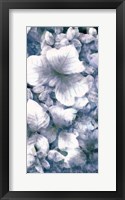 Blue Shaded Leaves V Framed Print