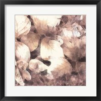 Blush Shaded Leaves IV Framed Print