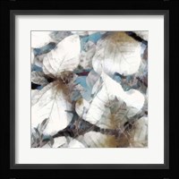 Neutral Summer Leaves III Framed Print