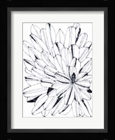 Monochrome Kaleidoscope II Framed Print