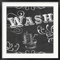 Vintage Laundry Signs I Fine Art Print