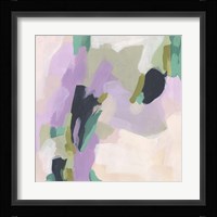 Lavender Swirl I Framed Print