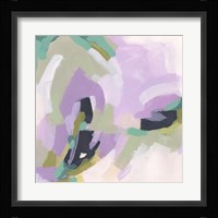 Lavender Swirl IV Framed Print